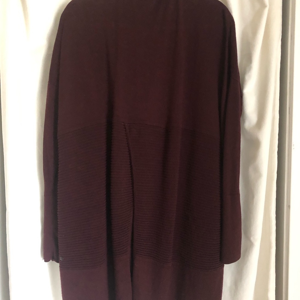Lululemon Athletica Deep Burgundy Cardigan - Picture 2 of 4